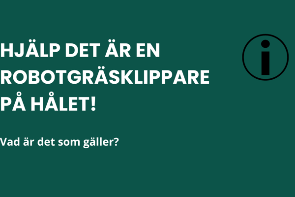 Info - Robotgräsklippare