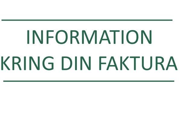 Information faktura