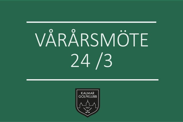 VÅRÅRSMÖTE 