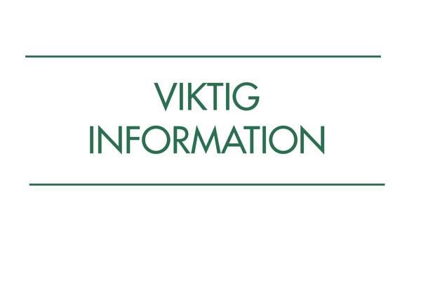 Information - Nya banan öppen med vintergreener