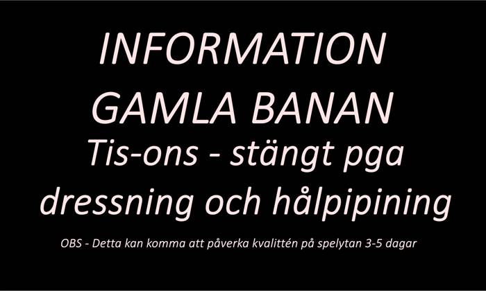 Information Gamla banan