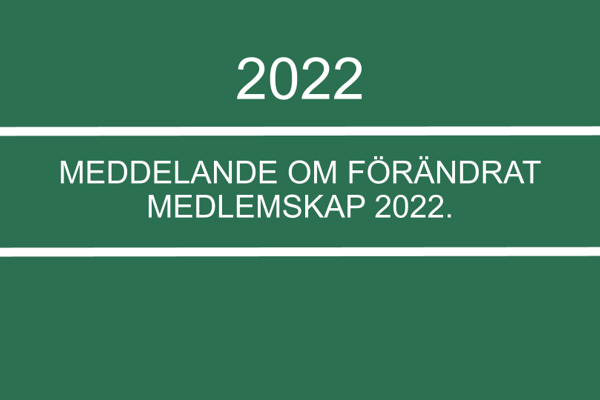 Medlemskap 2022
