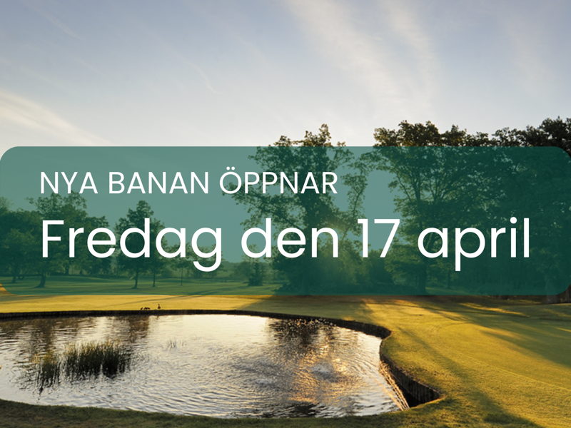 Nya banan öppnar kl 13:05